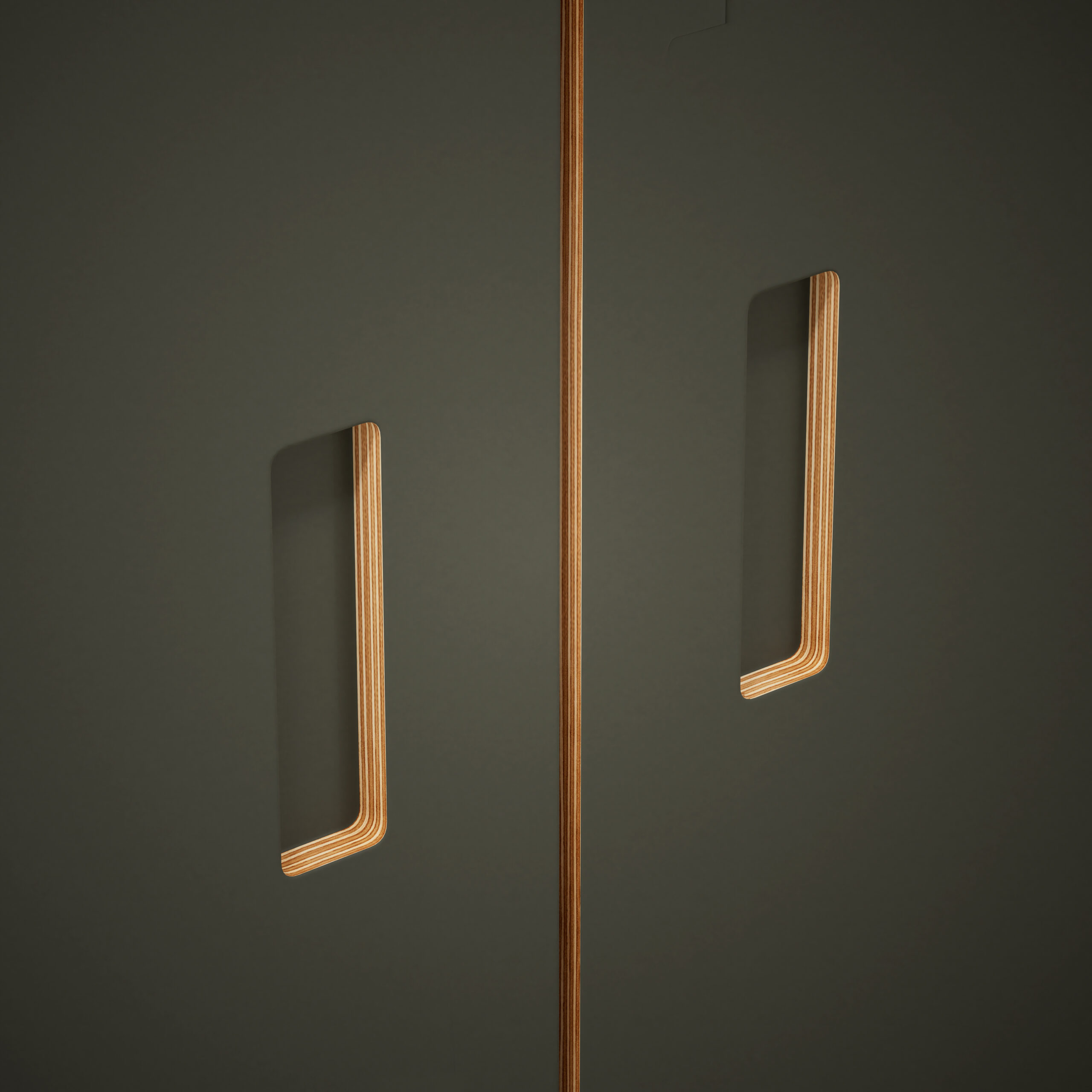 Tirador Óvalo Marino fondo Verde Comodoro