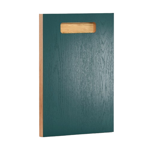 Formentera Rechapada Fresno Tirador Ovalo Marino